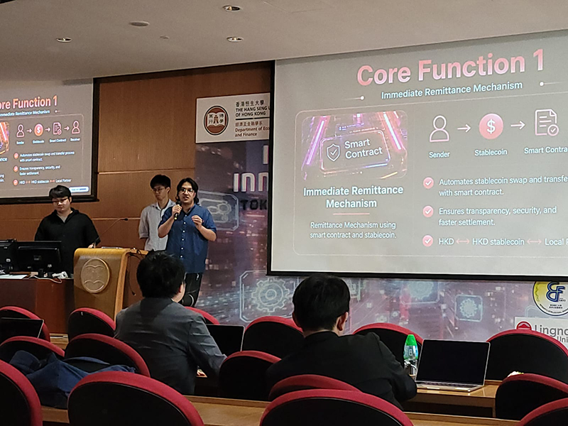 BAScT｜Student Team Secures 2nd Runner-up at HSUHK Inter-University FinTech Innovation Competition 2026